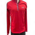 Under armour red quarter zip