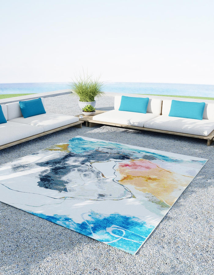 Urban Terrace Collection Area Rug -  Arbor Rectangle Multi Main