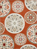 Urban Terrace Collection Area Rug -  Deck Rectangle Terracotta Main