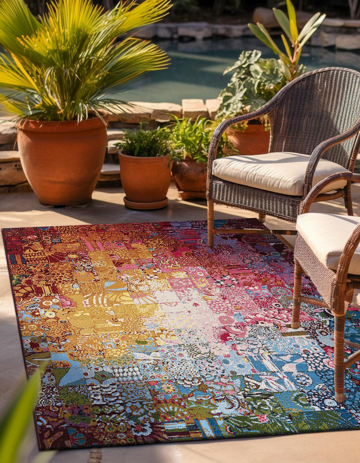 Urban Terrace Collection Area Rug -  Terrace Rectangle Multi Main