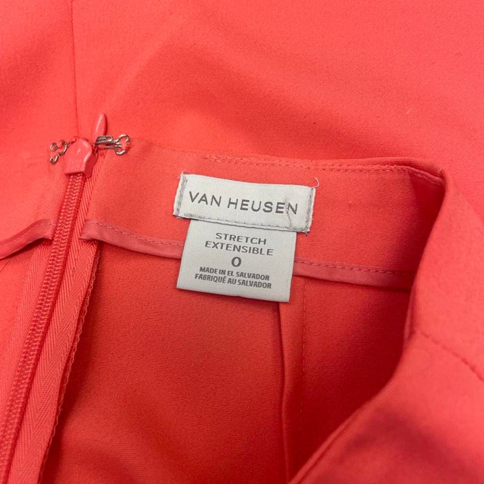 Van heusen orange skirt size