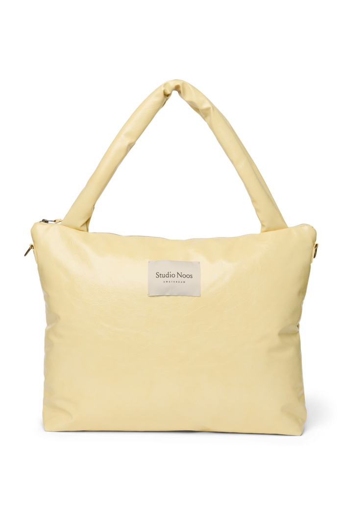 Vegan Leather Luiertas - YELLOW