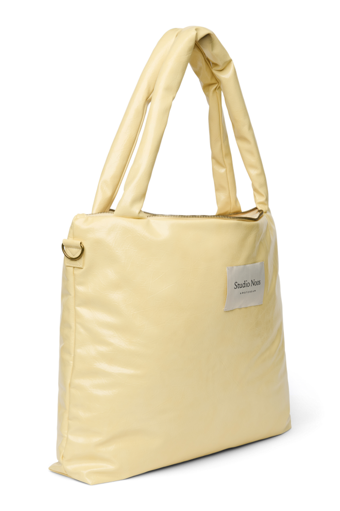 Vegan Leather Luiertas - YELLOW