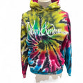 Veni amour multicoloured tie dye hoodie