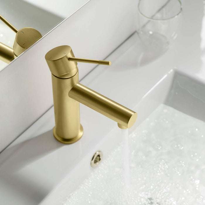 Verona Single Handle Bathroom Vanity Sink Faucet with Pop Up Drain - CBF-1010