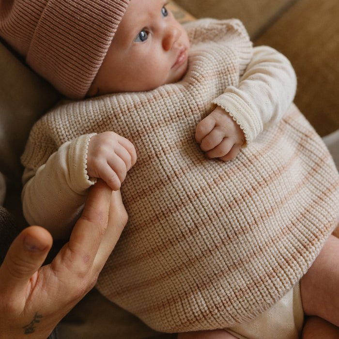 VEST HARVEY BABY - cream/apricot