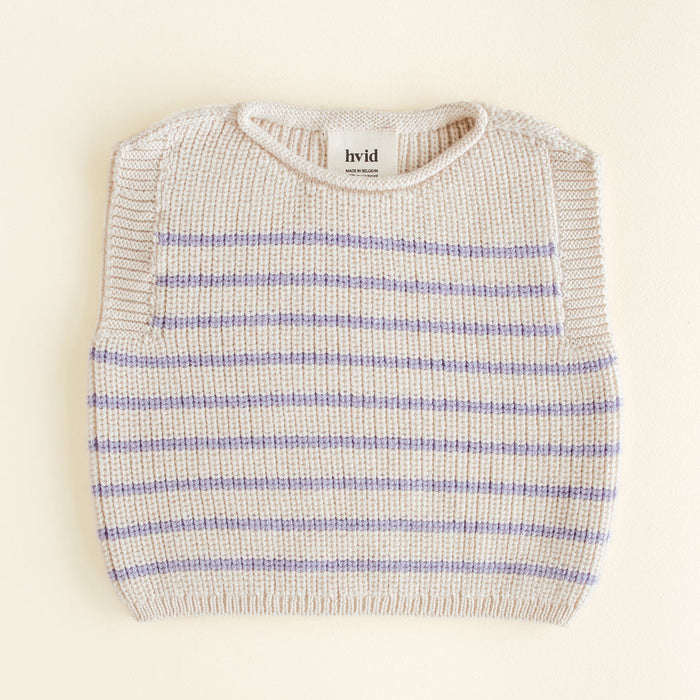 VEST HARVEY BABY - cream/lilac