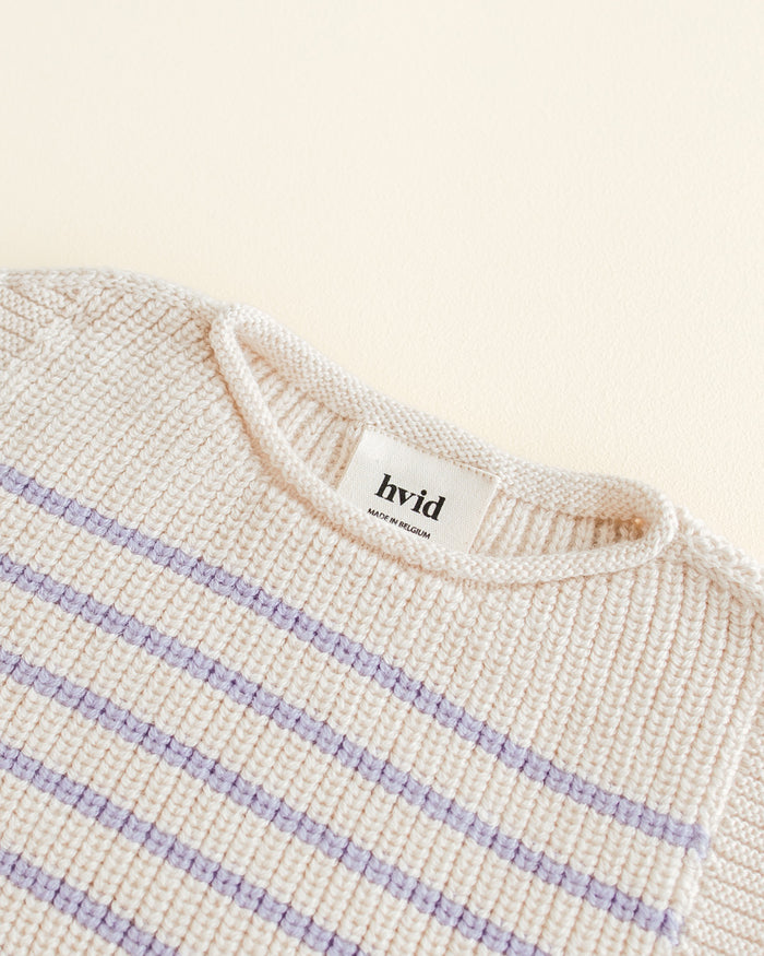 VEST HARVEY BABY - cream/lilac