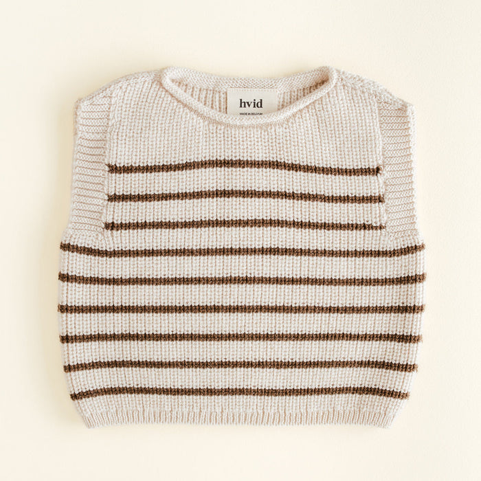 VEST HARVEY BABY - cream/mocha
