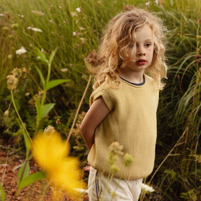 VEST HARVEY KIDS - light yellow