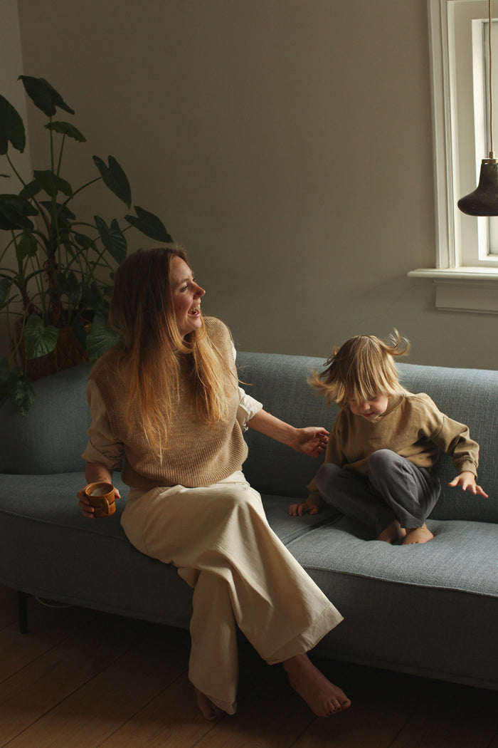 VEST HELLE - SAND