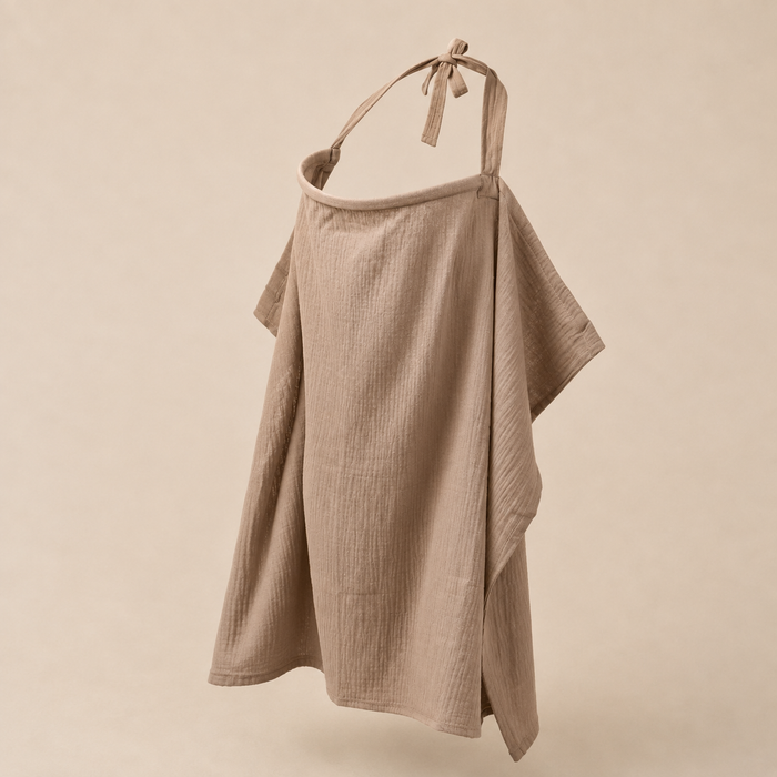 Voedingsdoek - taupe