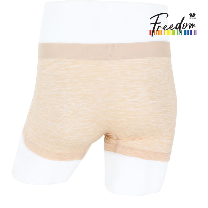 Wacoal กางเกงในผู้ชาย ทรง Boxer พื้นเรียบ (Top dye look)  รุ่น WX2654  สีเนื้อ (NN)