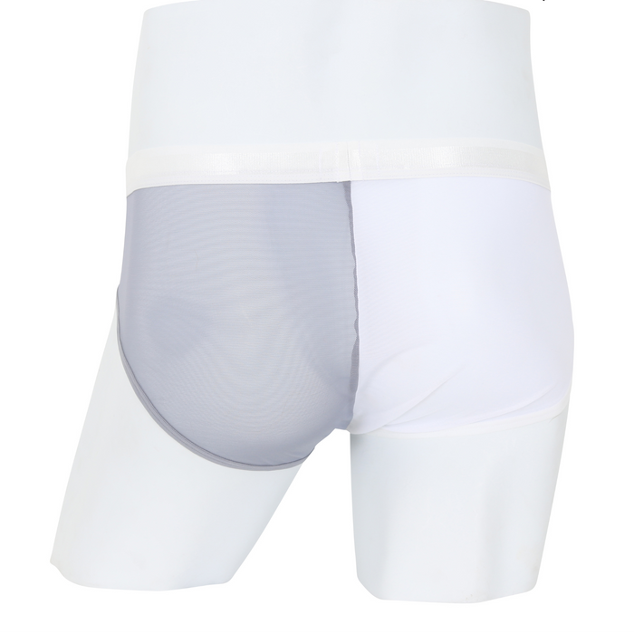 Wacoal กางเกงในผู้ชาย Bikini See-Through Two Tone รุ่น  WXU302 สีดำ (GY)