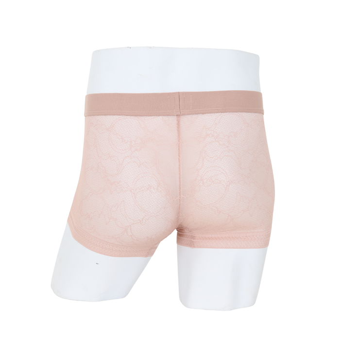 Wacoal กางเกงในผู้ชาย LIMITED ผ้าลูกไม้ (Lace Boxer) รุ่น WXU404 สีเบจ (BE)