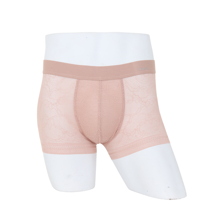 Wacoal กางเกงในผู้ชาย LIMITED ผ้าลูกไม้ (Lace Boxer) รุ่น WXU404 สีเบจ (BE)