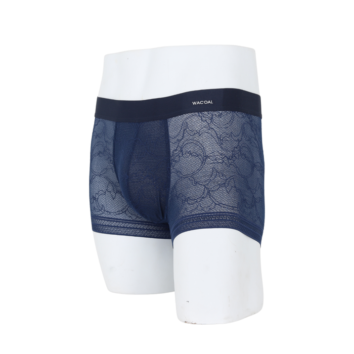 Wacoal กางเกงในผู้ชาย LIMITED ผ้าลูกไม้ (Lace Boxer) รุ่น WXU404 สีน้ำเงิน (NB)
