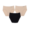 Wacoal Body Seamless Panty กางเกงในรุ่น WU3C23/WU8323 (แพค 3 ชิ้น) คละสี (BE)