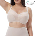 Wacoal Curve Diva บราไซซ์ใหญ่สำหรับสาวพลัสไซซ์ รุ่น WXQ102 สีเบจ (BE)