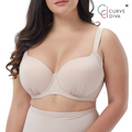 Wacoal Curve Diva บราไซซ์ใหญ่สำหรับสาวพลัสไซซ์ รุ่น WXQ303 สีเบจ (BE)