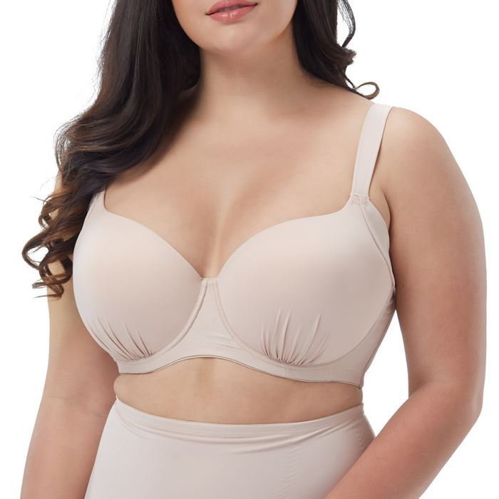 Wacoal Curve Diva บราไซซ์ใหญ่สำหรับสาวพลัสไซซ์ รุ่น WXQ303 สีเบจ (BE)