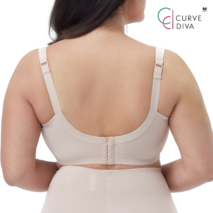 Wacoal Curve Diva บราไซซ์ใหญ่สำหรับสาวพลัสไซซ์ รุ่น WXQ303 สีเบจ (BE)