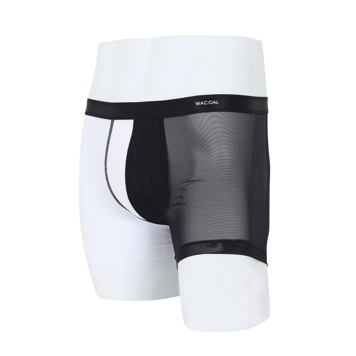 Wacoal Freedom LIMITED กางเกงในชาย (BOXER) Two tone NudeX รุ่น WXU402 สีดำ (BL)