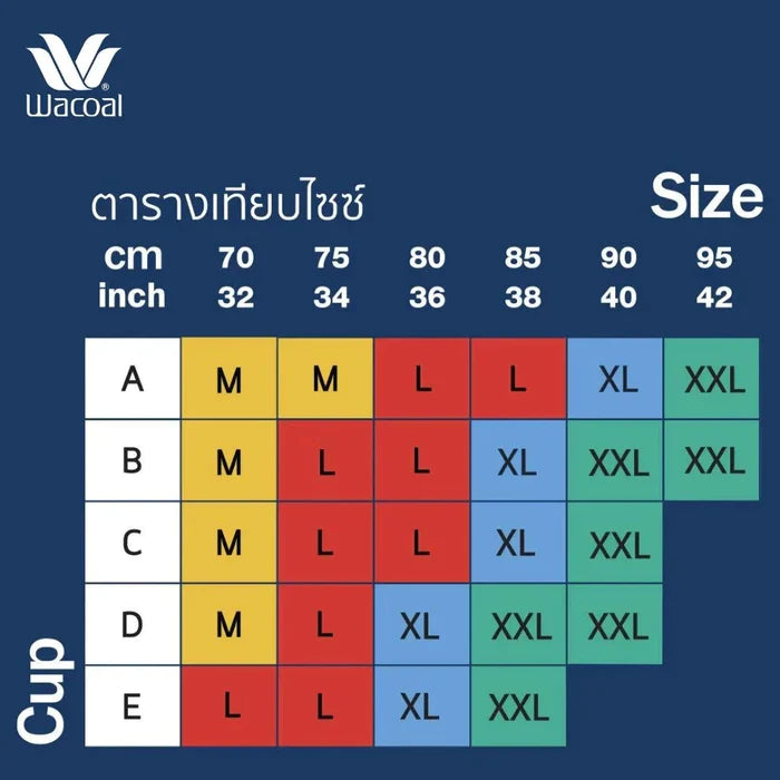 Wacoal Lingerie บรามีตะขอ ไร้ตะเข็บ รุ่น WH9C43 สีดำ (BL)