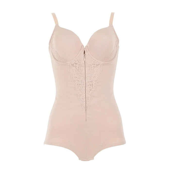 Wacoal Maternity Body Suit สำหรับคุณแม่หลังคลอด รูปแบบเสริมโครง รุ่น WM3018 สีเนื้อ (NN)