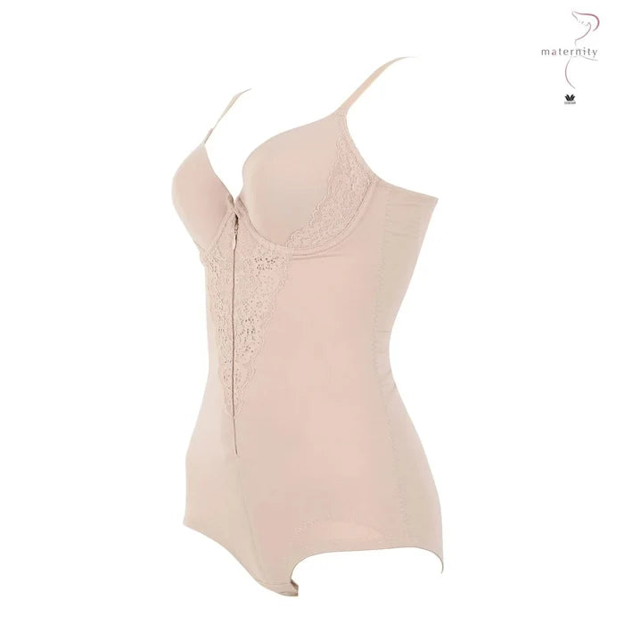 Wacoal Maternity Body Suit สำหรับคุณแม่หลังคลอด รูปแบบเสริมโครง รุ่น WM3018 สีเนื้อ (NN)