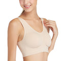 Wacoal Seamless Bra ชุดชั้นในไม่มีโครงรูปแบบสวมหัว - WH9C24 สีเบจ (BE)