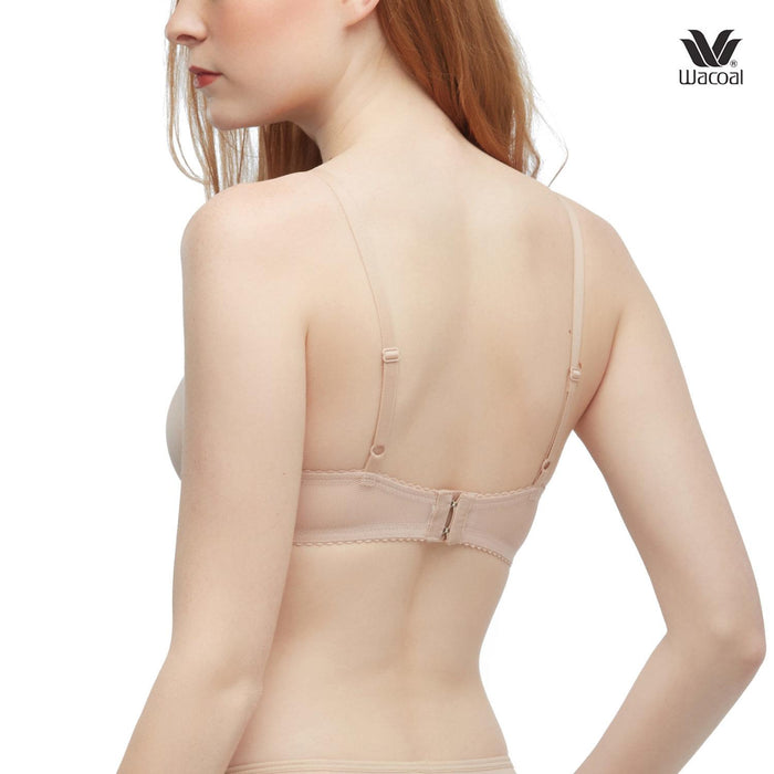 Wacoal Seamless Bra บราไร้ตะเข็บ เต้าเนียนเรียบไร้รอยต่อ รุ่น WB5A86 สีเบจ (BE)