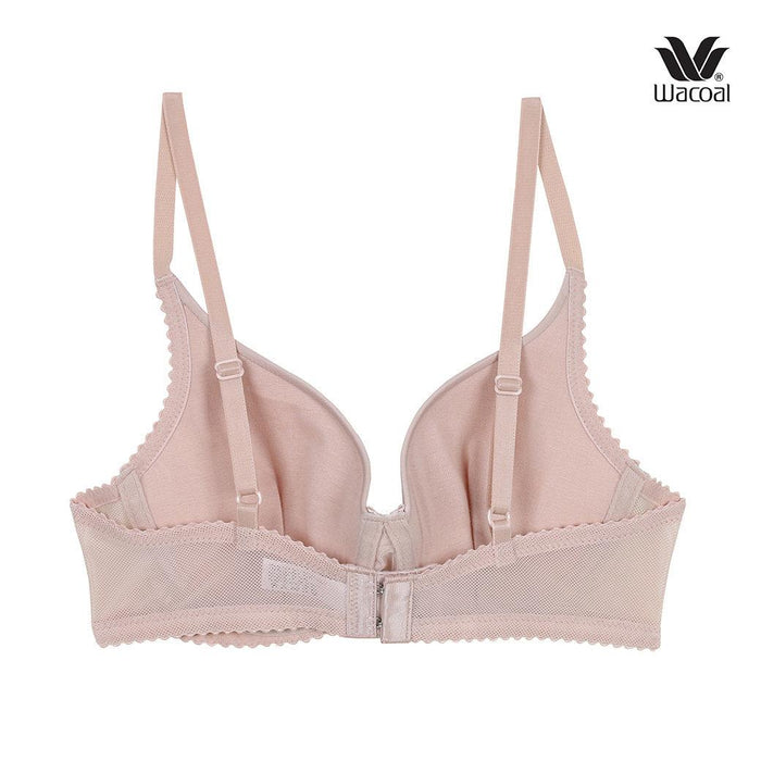 Wacoal Seamless Bra บราไร้ตะเข็บ เต้าเนียนเรียบไร้รอยต่อ รุ่น WB5A86 สีเบจ (BE)
