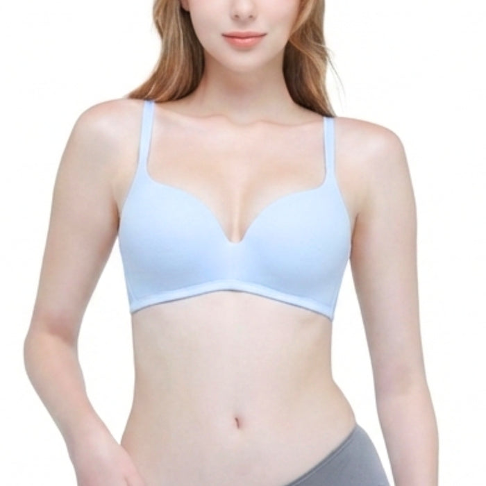 Wacoal Seamless Bra บราไร้โครง เต้าเรียบใส่สบาย รุ่น WB5X63 สีฟ้า (SX)