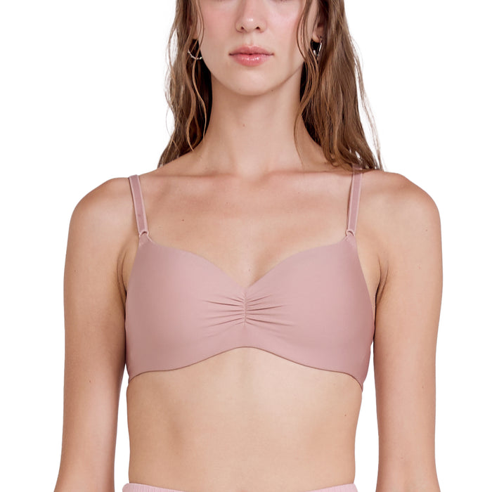 Wacoal Smart Size Easy Matching Bra บราไร้โครงวาโก้ รุ่น WB3Y41  สีโอวัลติน (OT)