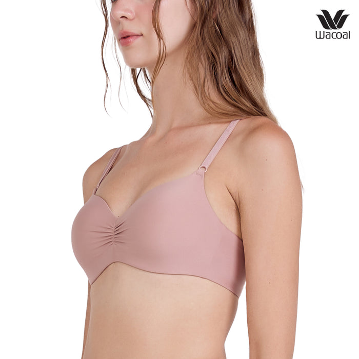 Wacoal Smart Size Easy Matching Bra บราไร้โครงวาโก้ รุ่น WB3Y41  สีโอวัลติน (OT)
