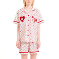 Wacoal Styled by Whimsy Blurry ชุดนอนกันโป๊แขนสั้น ขาสั้น รุ่น WN9D14 สีชมพูอมส้ม (OR)