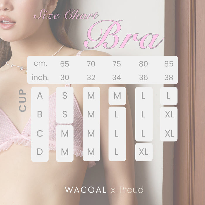 Wacoal X Proud บราไร้โครง ฟองน้ำบาง รุ่น MM1Y48 สีครีม (CR)