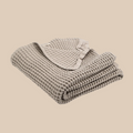WAFFLE BLANKET 120x120 - beige
