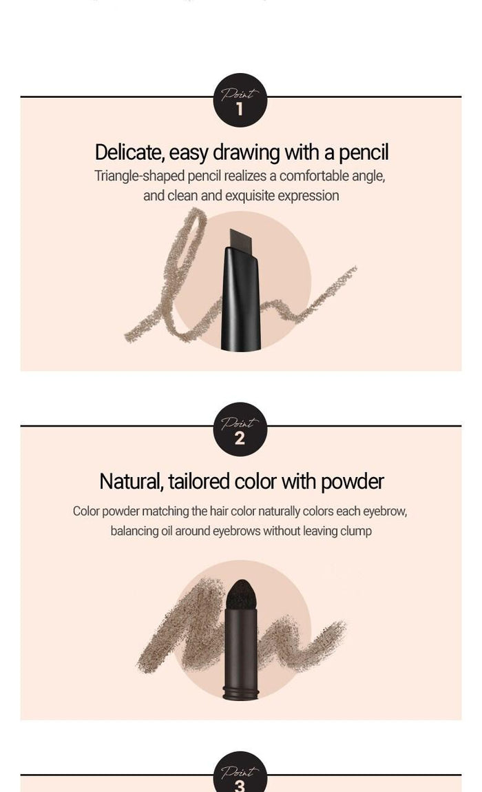 [WAKEMAKE] Powder Jet Dual Brow 0.75g - #09 Gray Brown-Luxiface.com