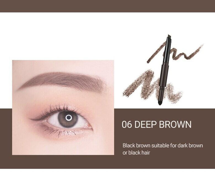 [WAKEMAKE] Powder Jet Dual Brow 0.75g - #09 Gray Brown-Luxiface.com
