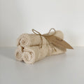 WASHANDJES SET VAN 3 - Frosted Almond