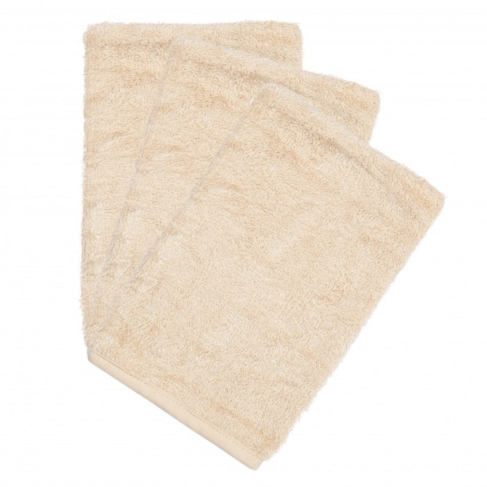 WASHANDJES SET VAN 3 - Frosted Almond