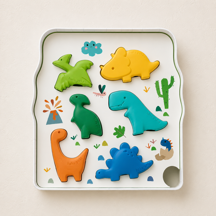 WASKRIJTJES DINO'S - set van 6