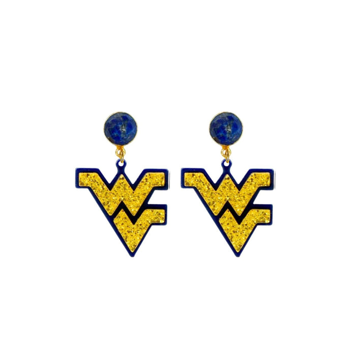West Virginia Mini Logo Earrings