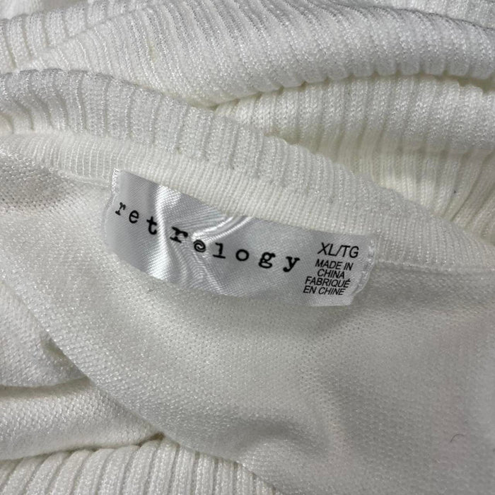 White turtleneck sweater