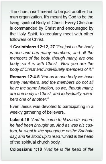 Why Should We Go To Church?