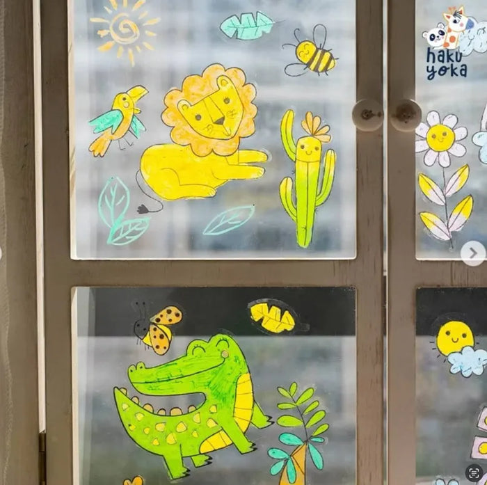 WINDOW ART - WILDE DIEREN