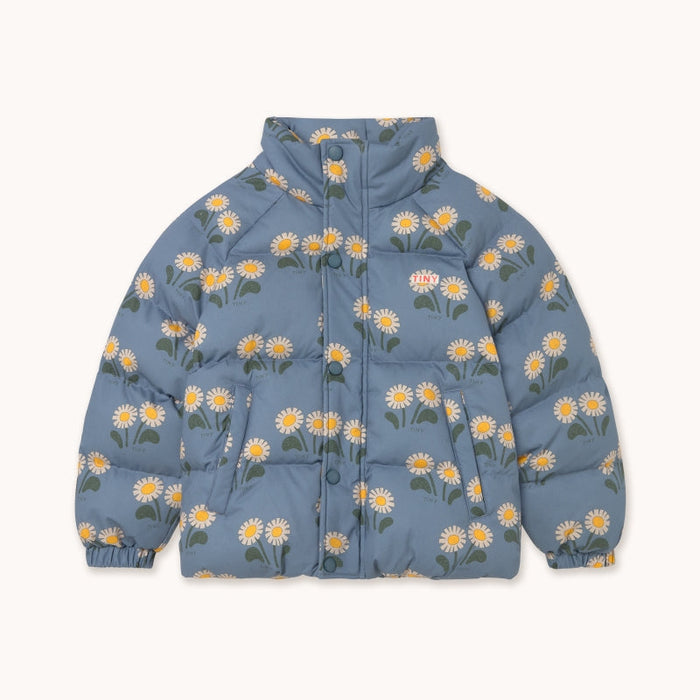 Winter Flowers Short Padded Jacket - KIDS