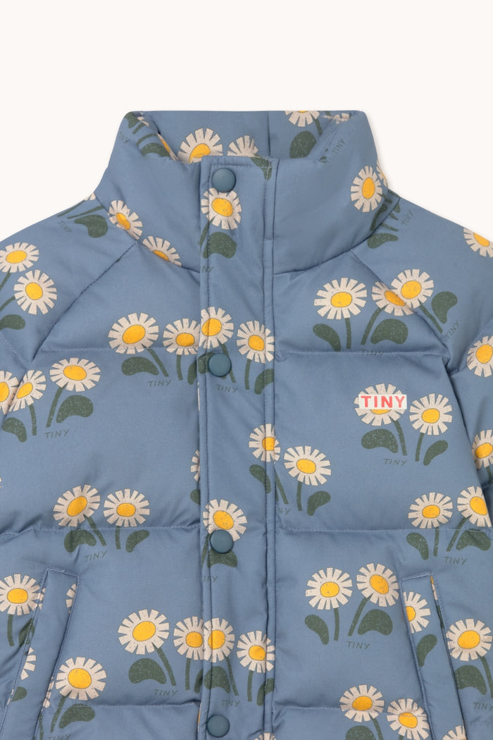 Winter Flowers Short Padded Jacket - KIDS